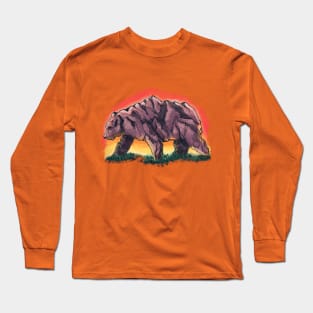 Peak Bear (Colors) Long Sleeve T-Shirt